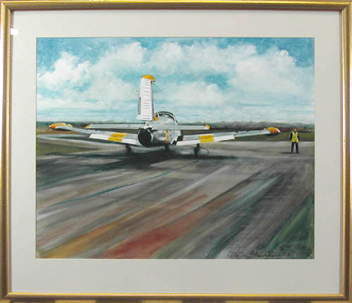 XM478 Taxies In