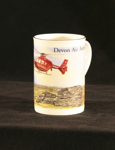 Devon Air Ambulance over Dartmoor