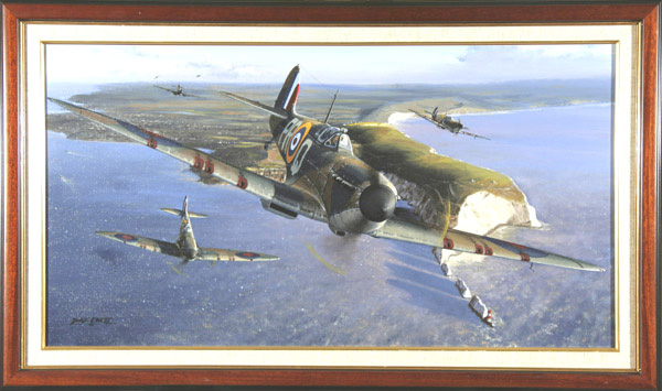 Spitfires over the Needles