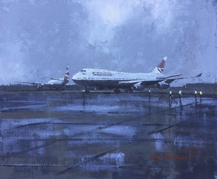 Taxiing for the last time