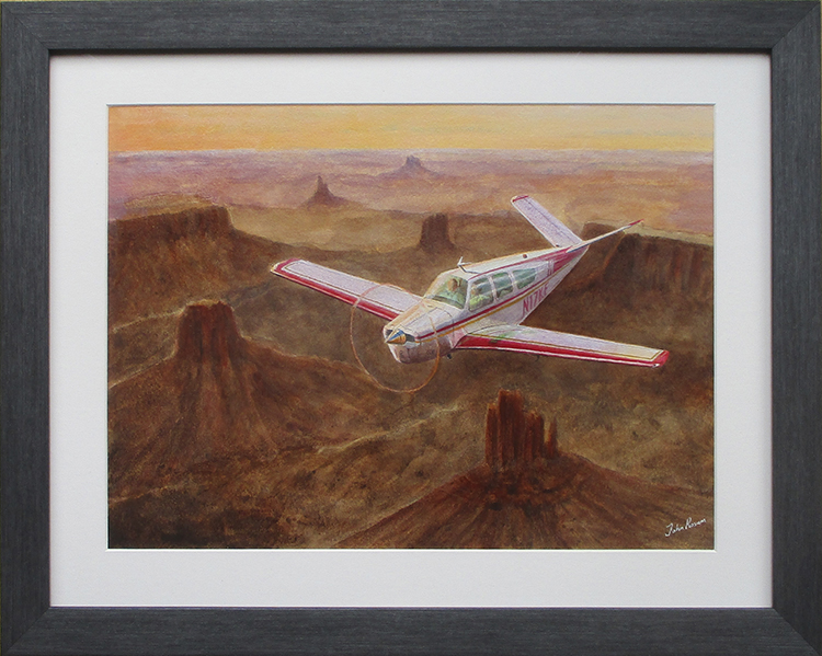 Evening Flight, Monument Valley