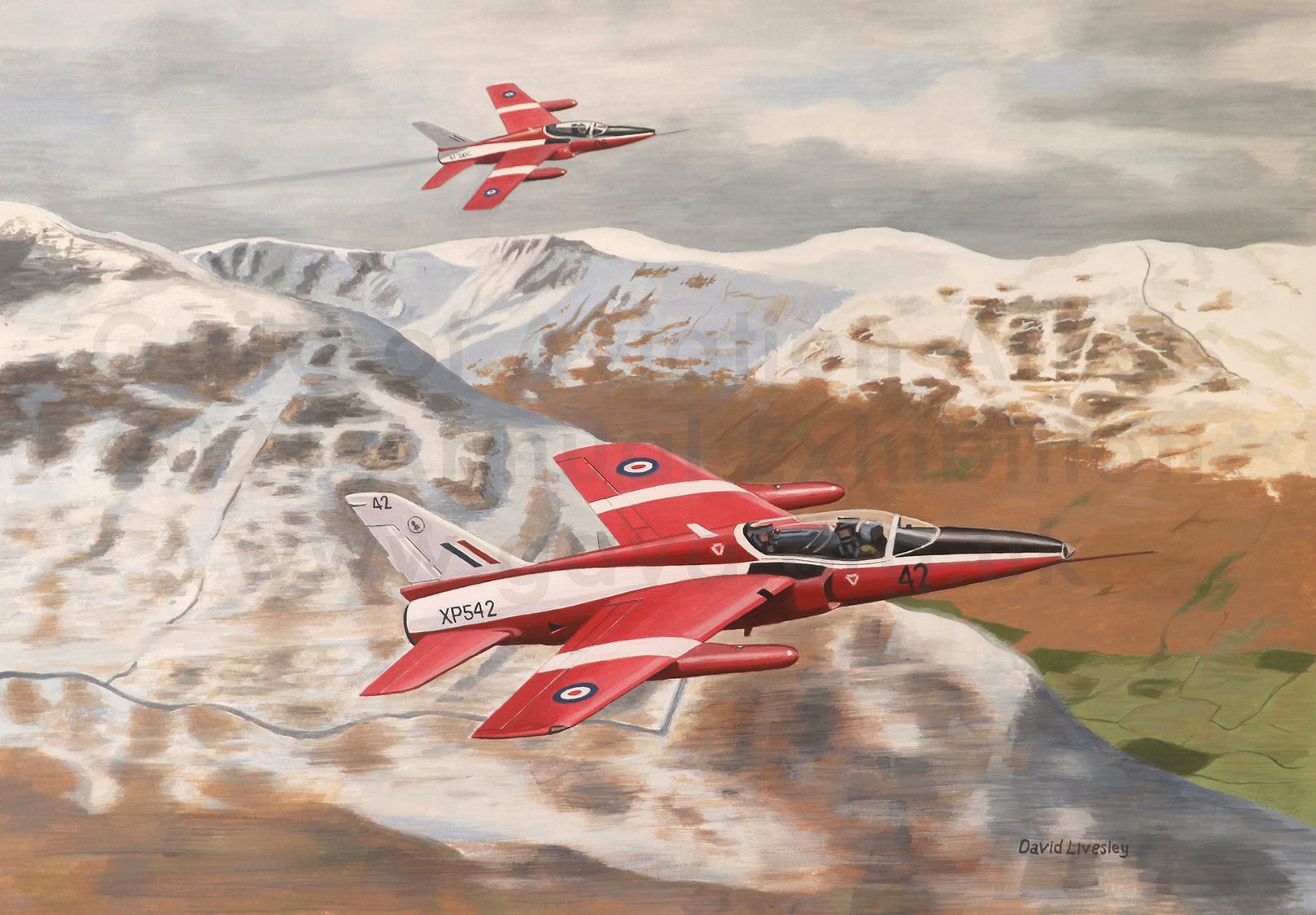 Through Snow Dusted Valleys