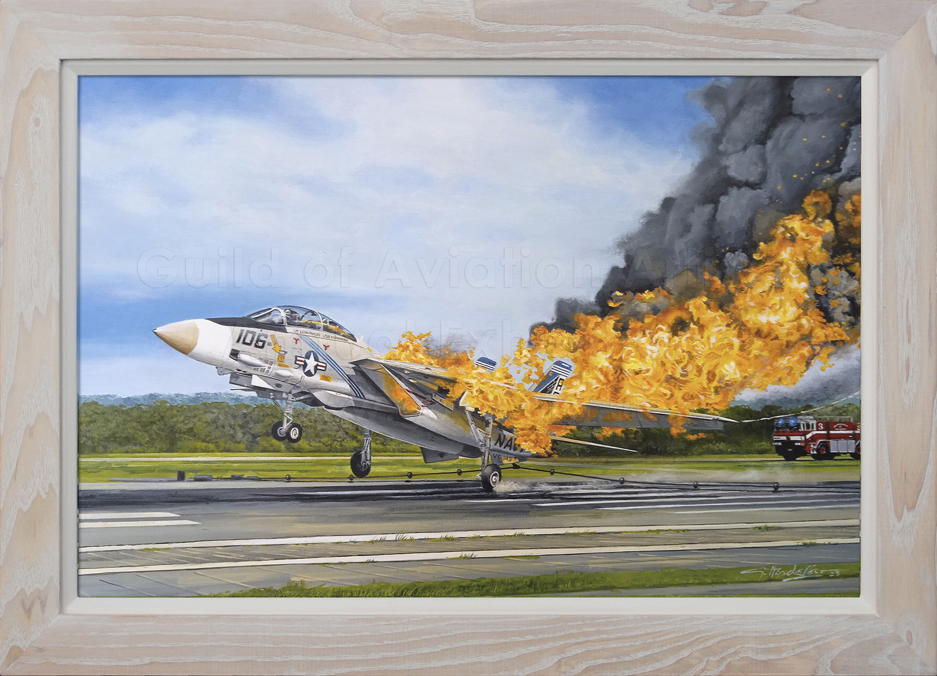 Smoking Inferno - F-14 Oceana
