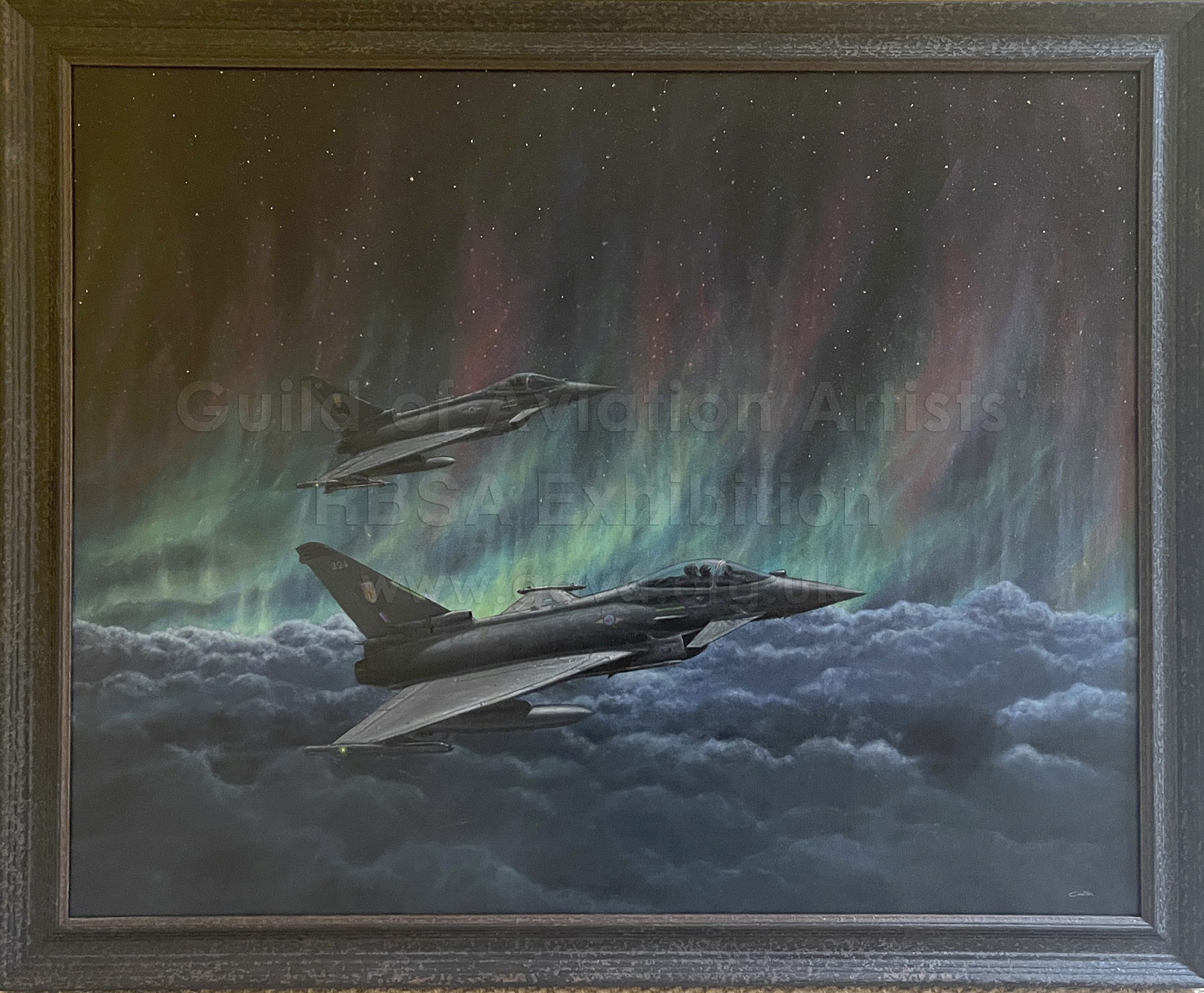 Typhoon QRA in the northern lights