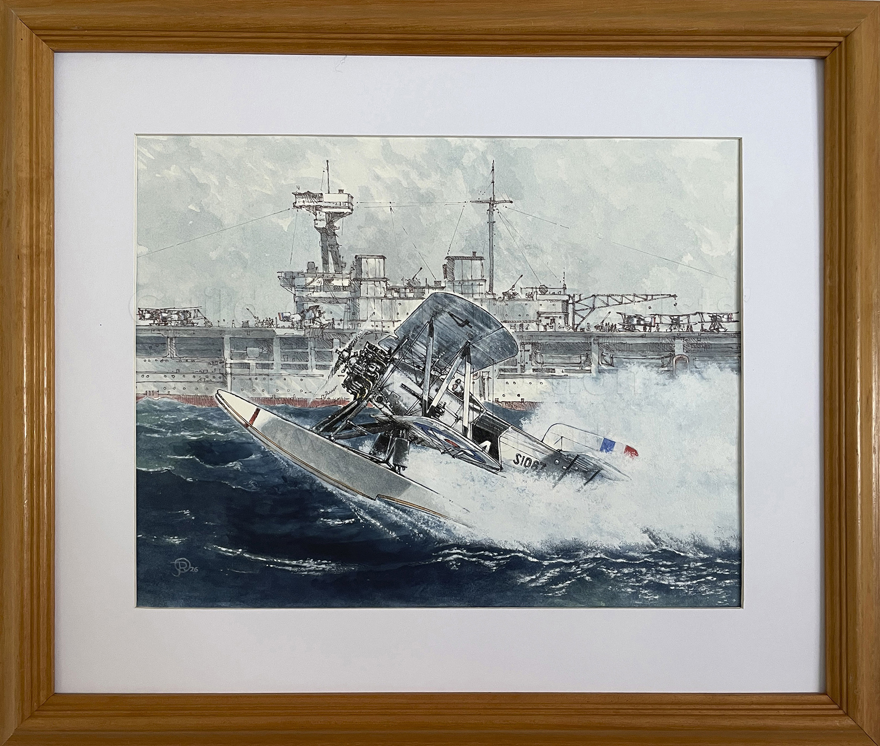Getting Away, HMS Eagle, Malta, 1929