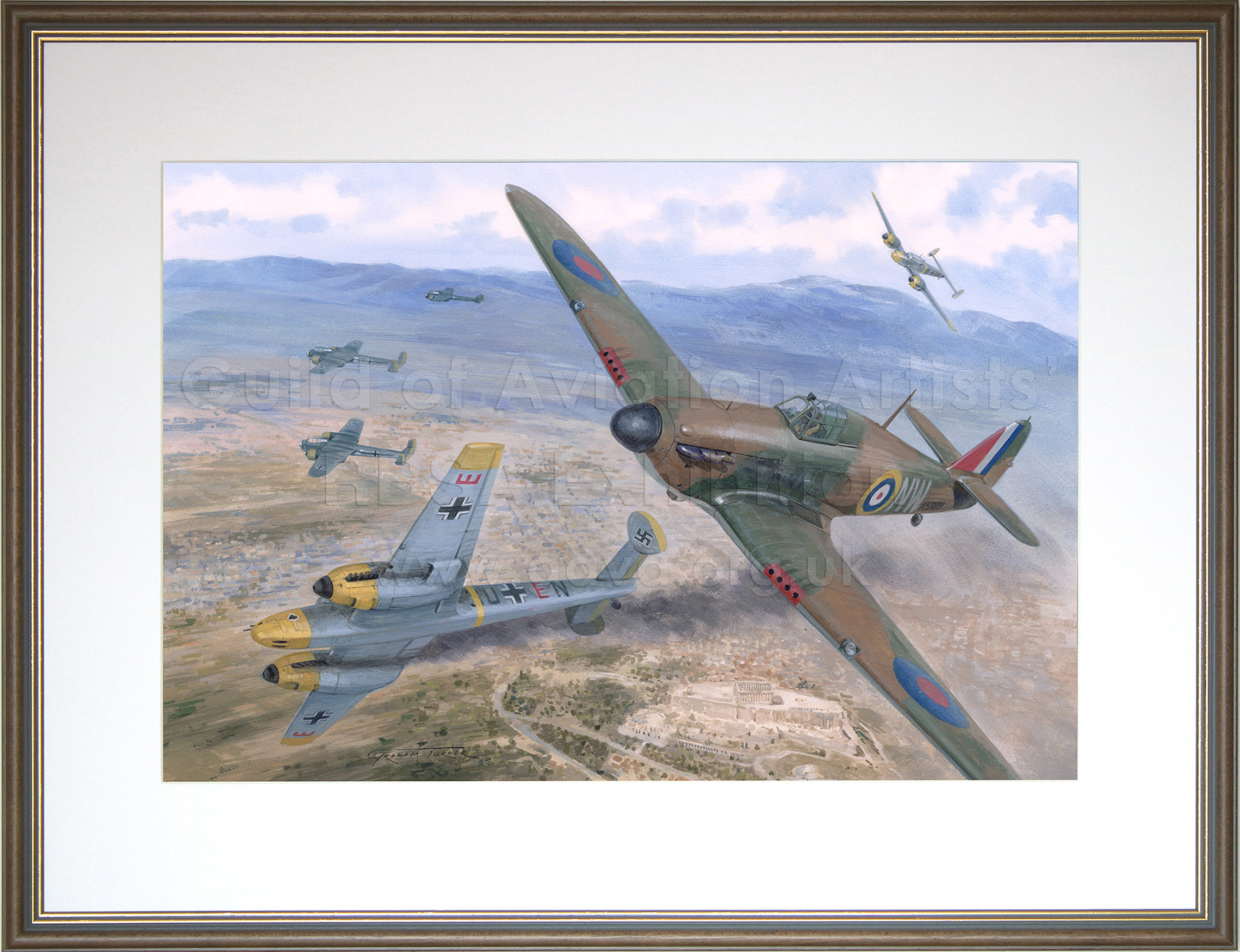 Combat Over Athens